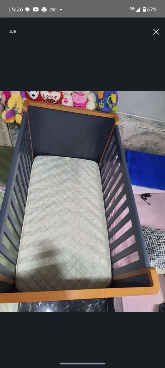 Berço Confort 3 em 1 Puppi Móbile - Foto 5