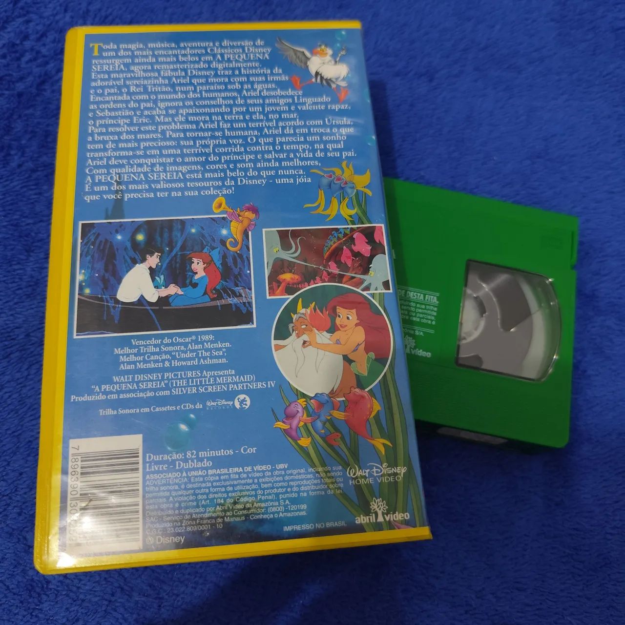 VHS A Pequena Sereia (Dublado) - Disney - Foto 2
