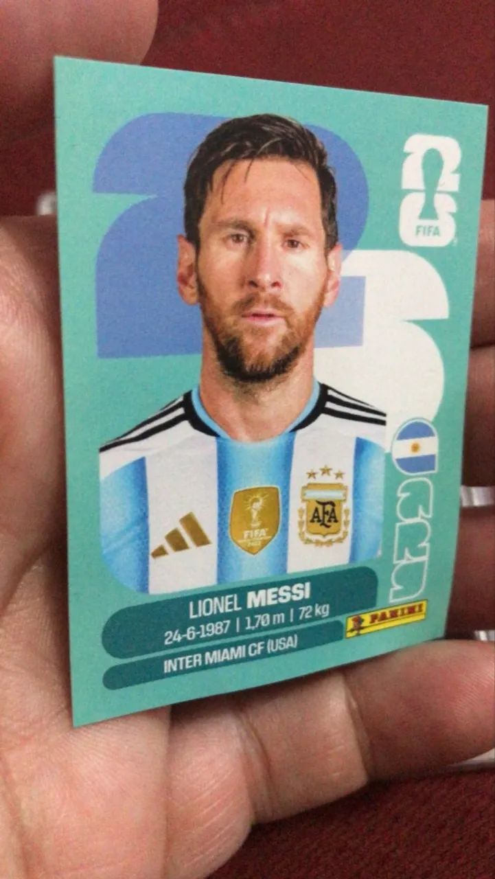 Figurinha Messi 2026 Original Panini No Case - Foto 3
