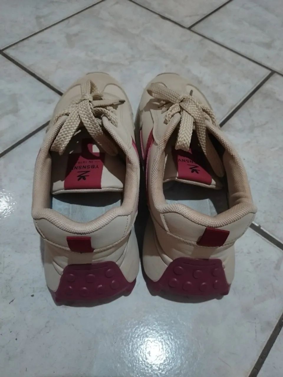 Tênis Bege Feminino _ n. 37 - Foto 3