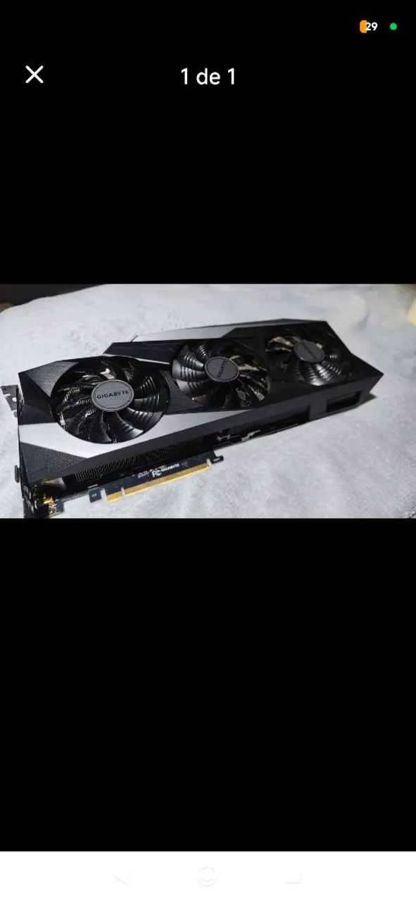 Placa de vídeo rtx3080 gigabyte 