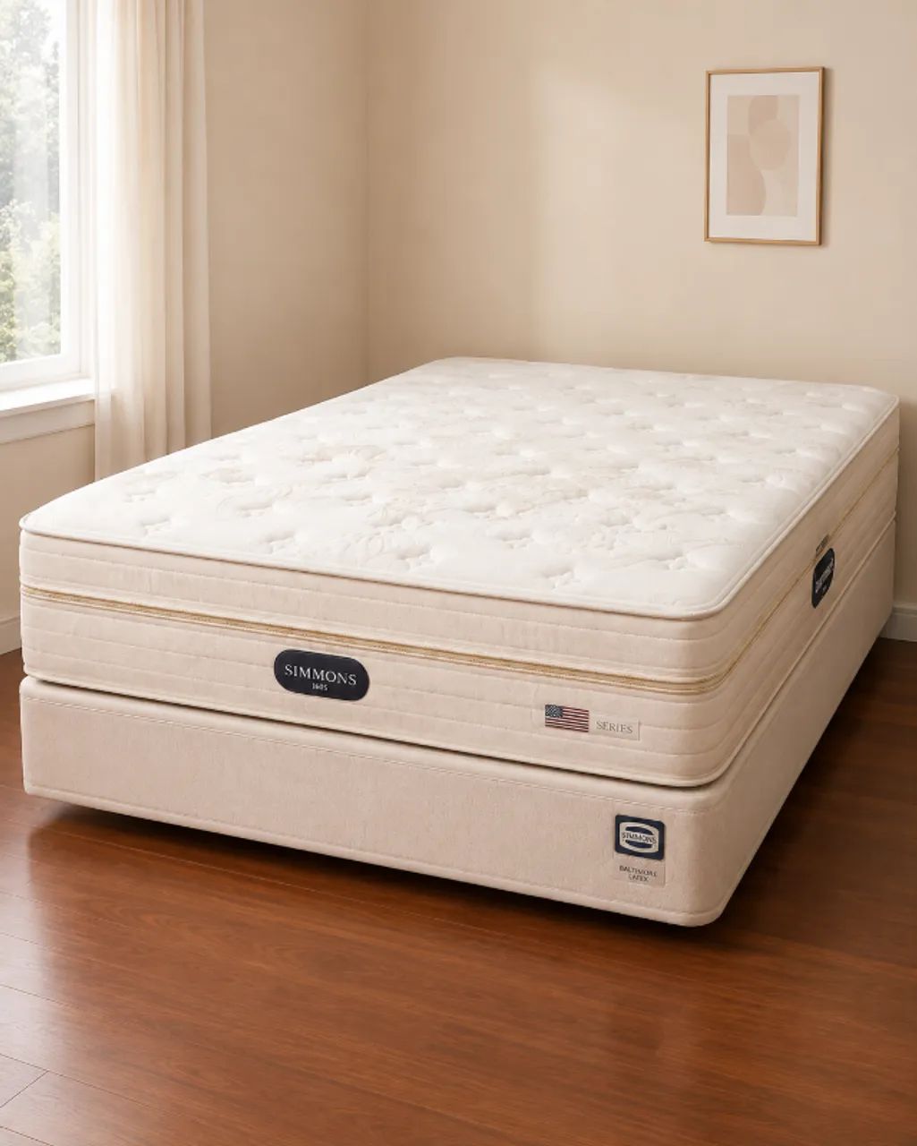 CAMA BOX QUEEN SIMMONS BEAUTYREST - CONFORTO PREMIUM- Nova  - Foto 2