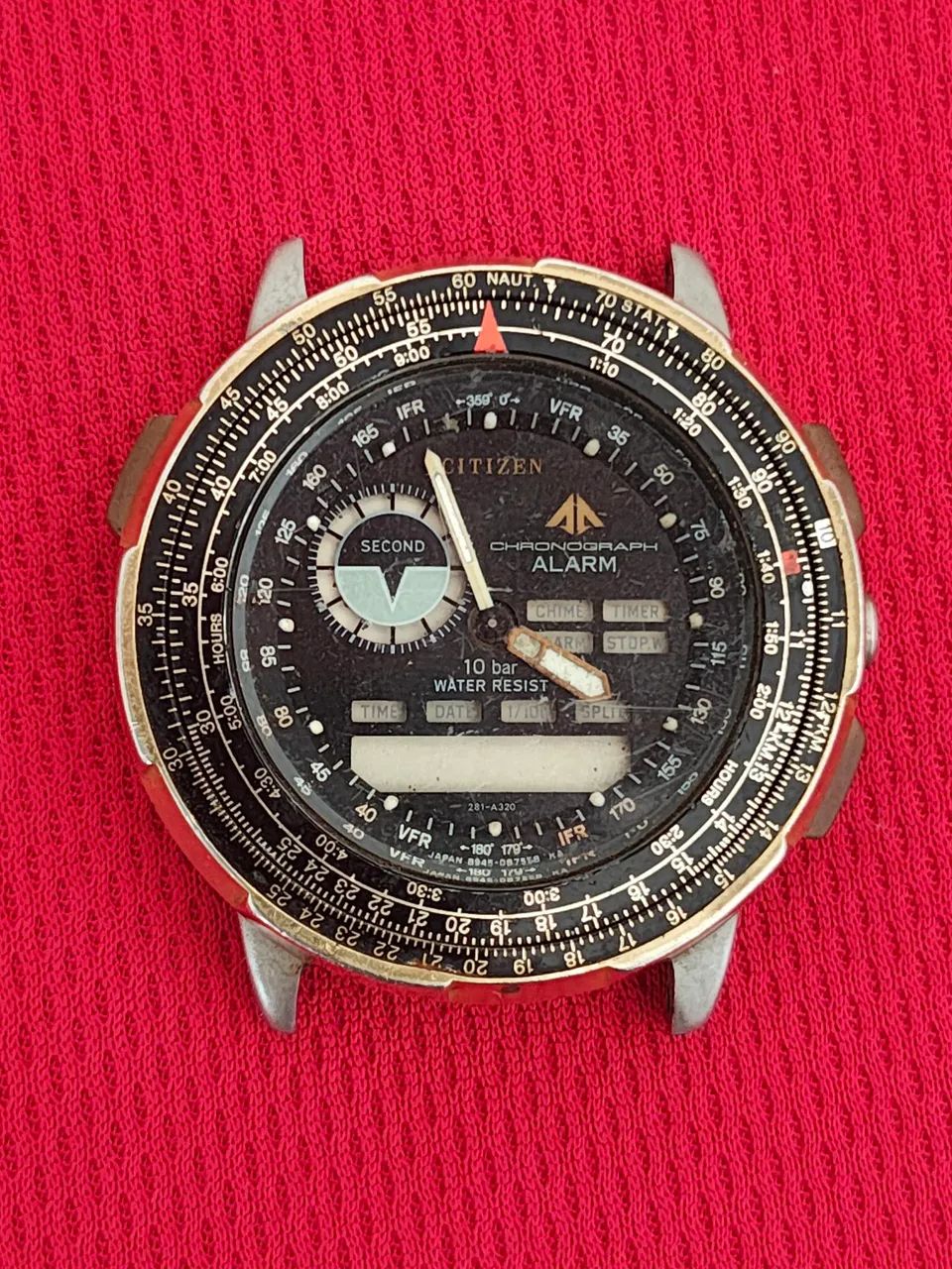 Relógio Citizen Wingman 8945 Série ouro Parado