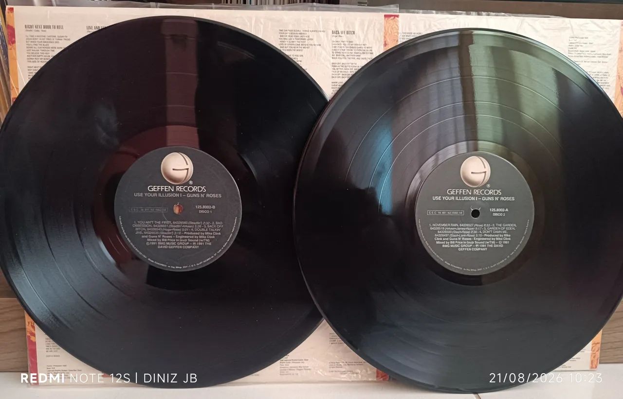 Lote Guns N' Roses Use Your Illusion 1 e 2 - Foto 2