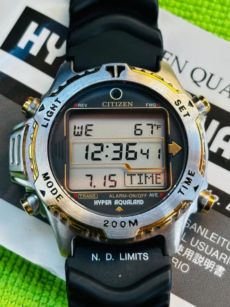 Citizen Hyper Aqualand Zerado Época Do Windsurf E Wingman (Usado)