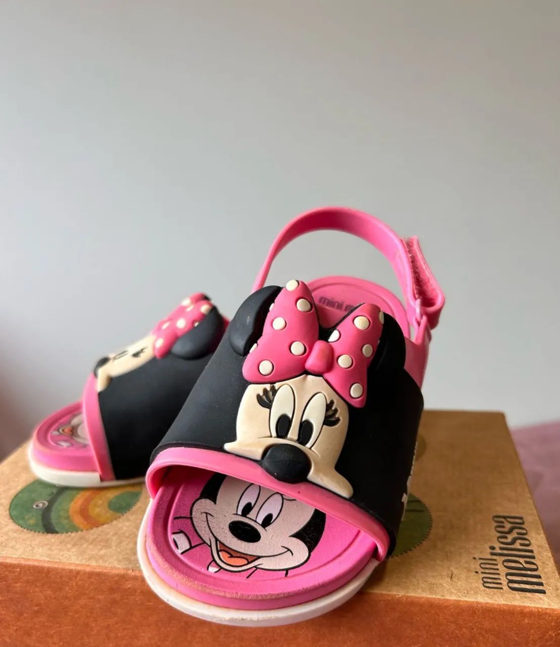 Mini Melissa Minnie sandália - tamanho 22 - Calçados Infantis