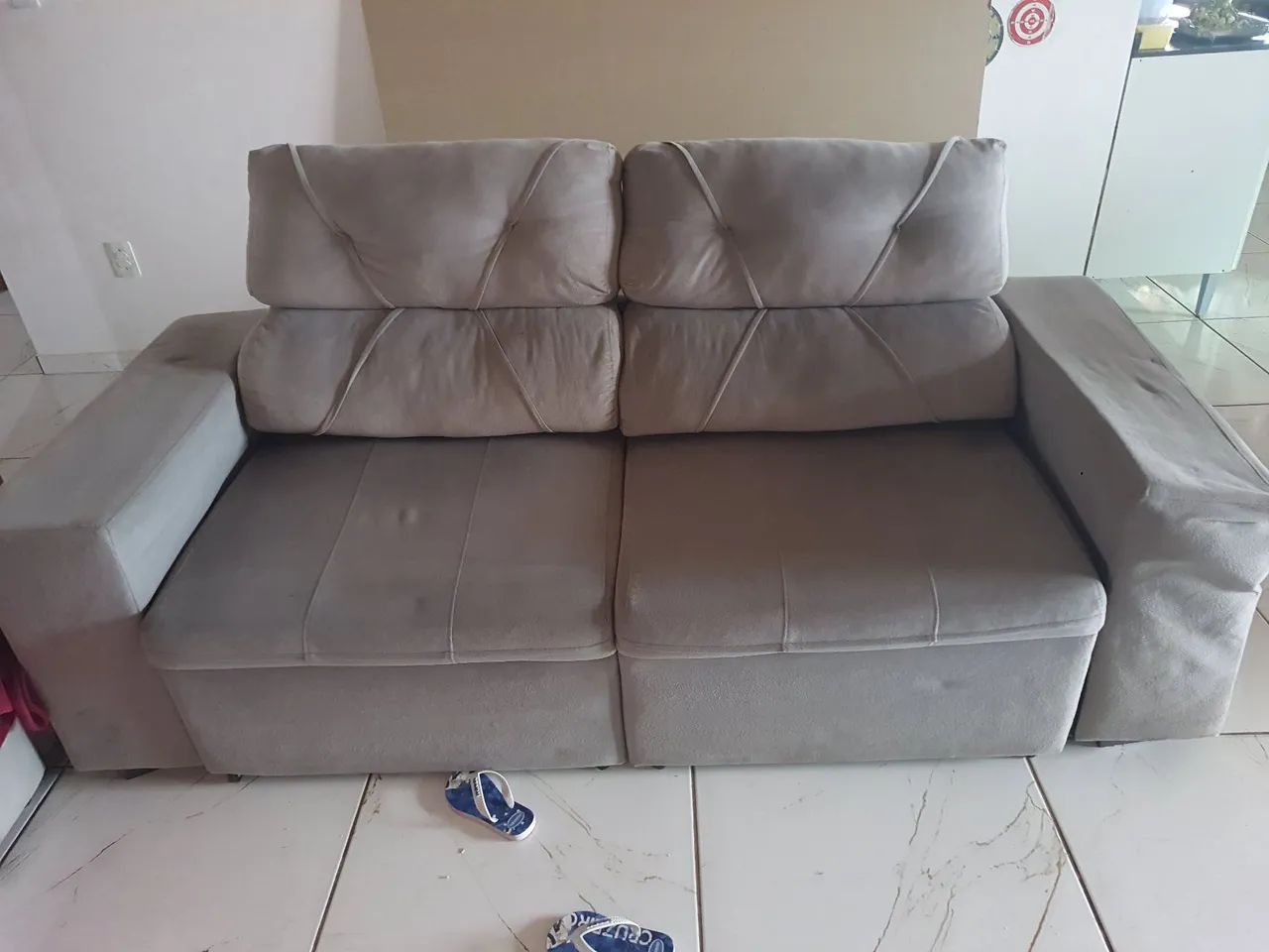 Sofá retrátil reclinavel