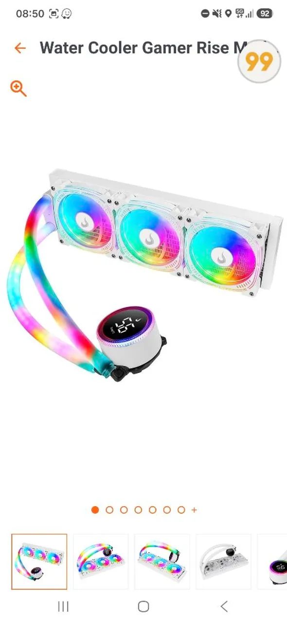 Walter cooler 360mm rise mode branco  - Foto 3