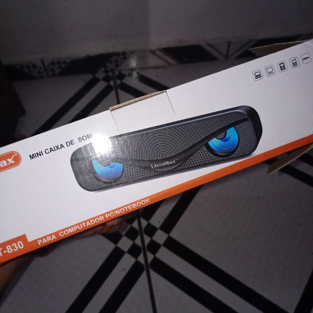 Mini caixinha de som, ultra Max mini speaker - Foto 3