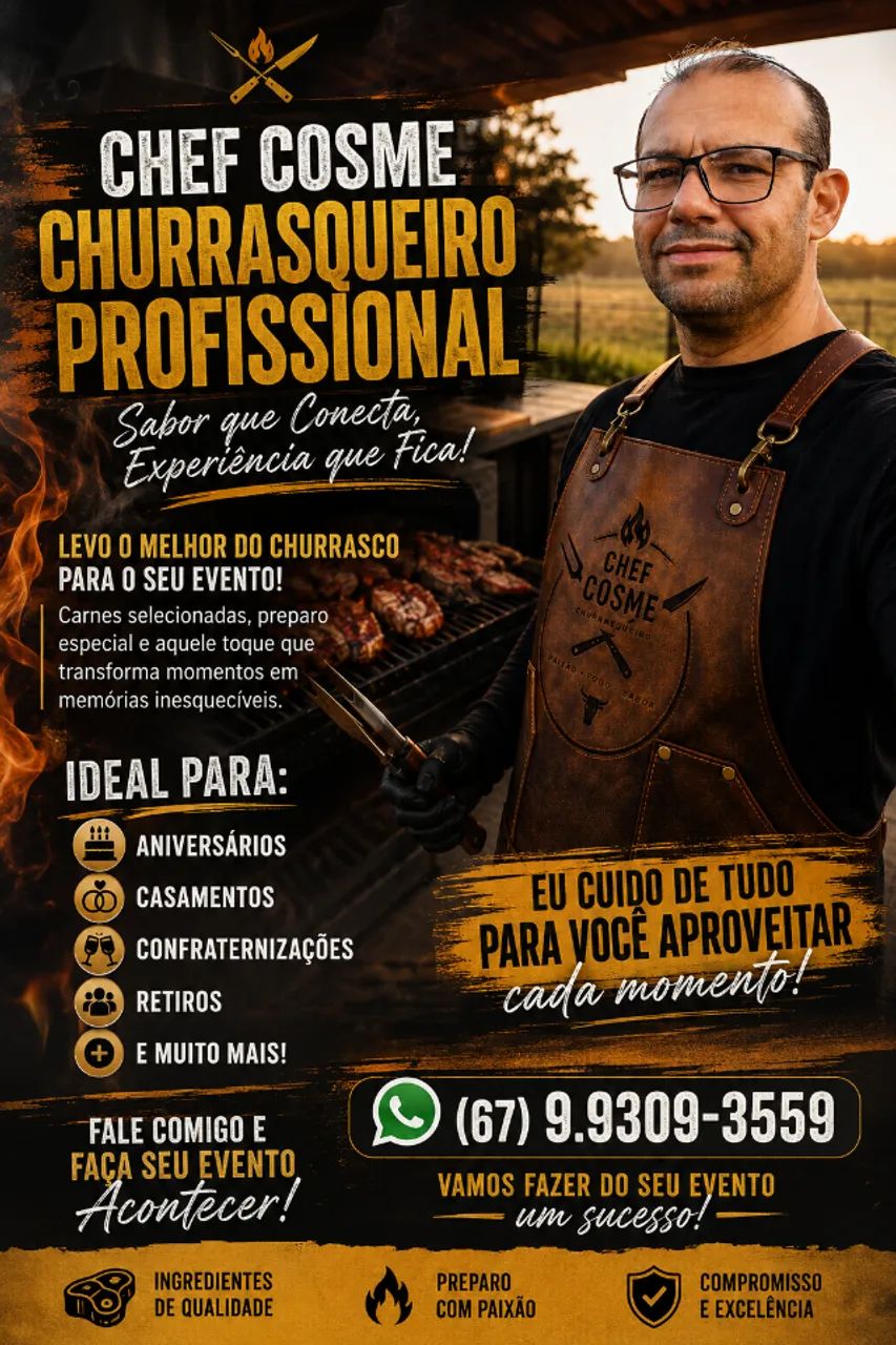 Cozinheiro e Churrasqueiro p/ Eventos  - Foto 2