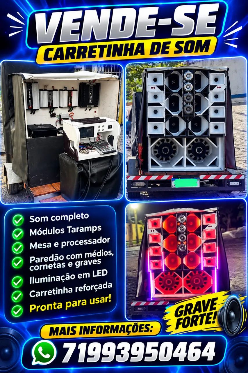Som Paredão carrocinha 1