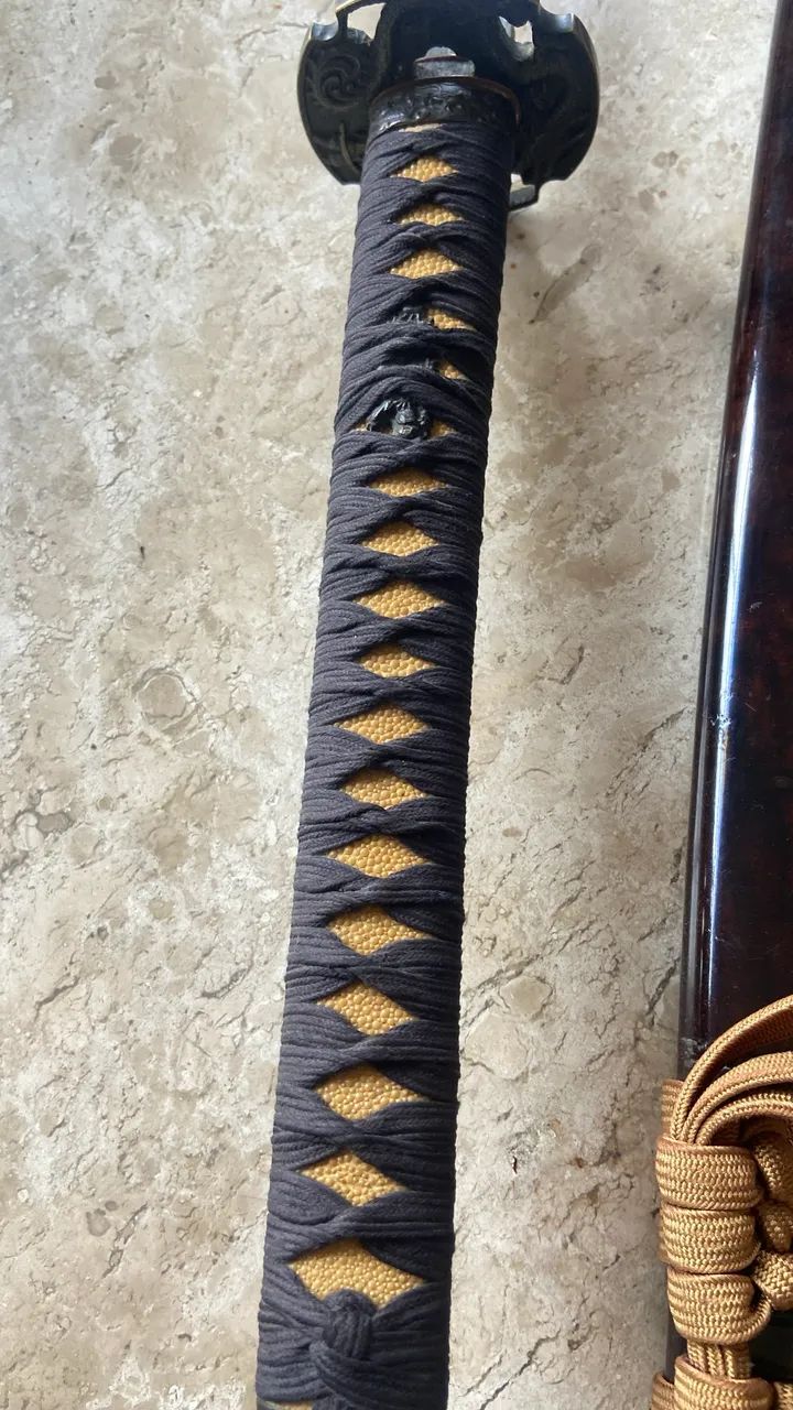 Conjunto de katana e wakizashi originais  - Foto 5