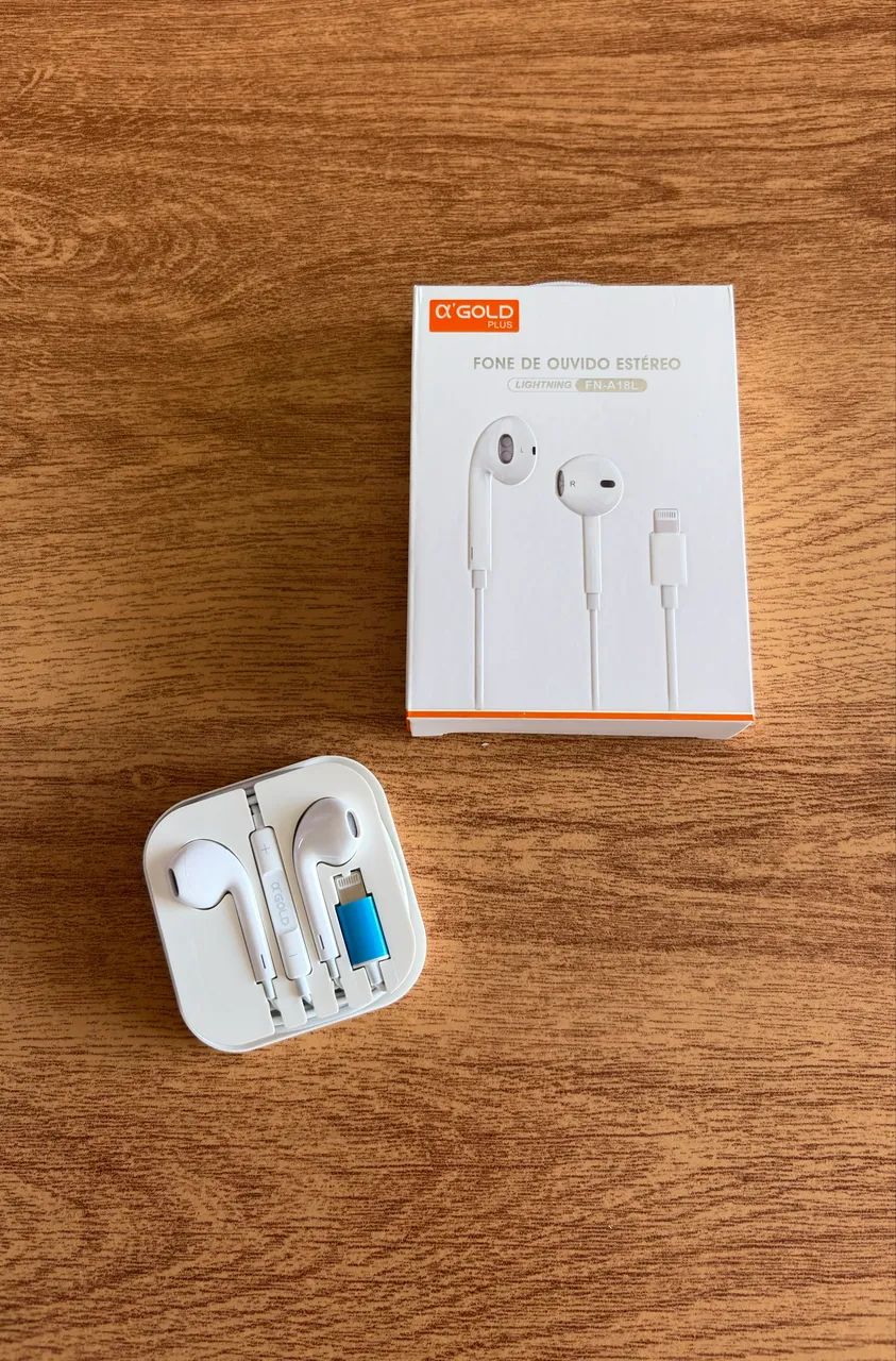 Fone de Ouvido com fio e Microfone para IPhone do 7 ao 14 Pro Max - Foto 2