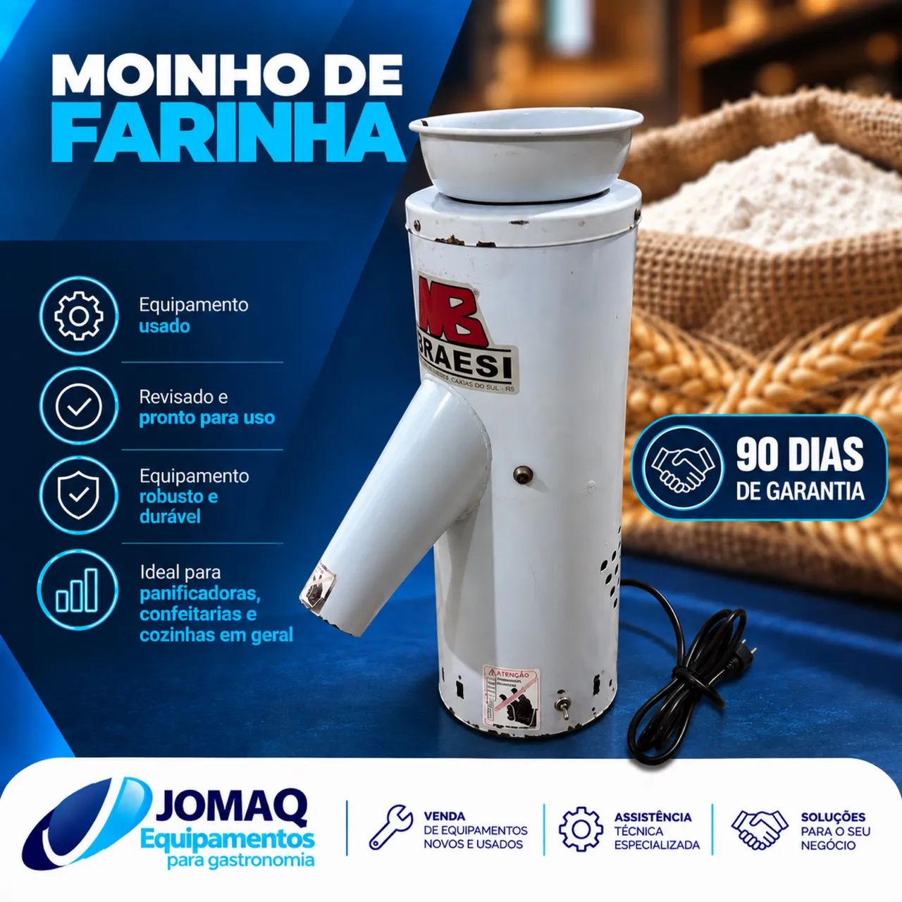 Moinho de farinha de rosca 
