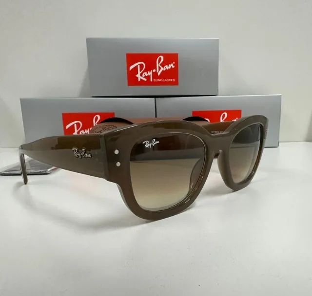 Óculos de sol ray-ban Jorge nude lentes de cristal