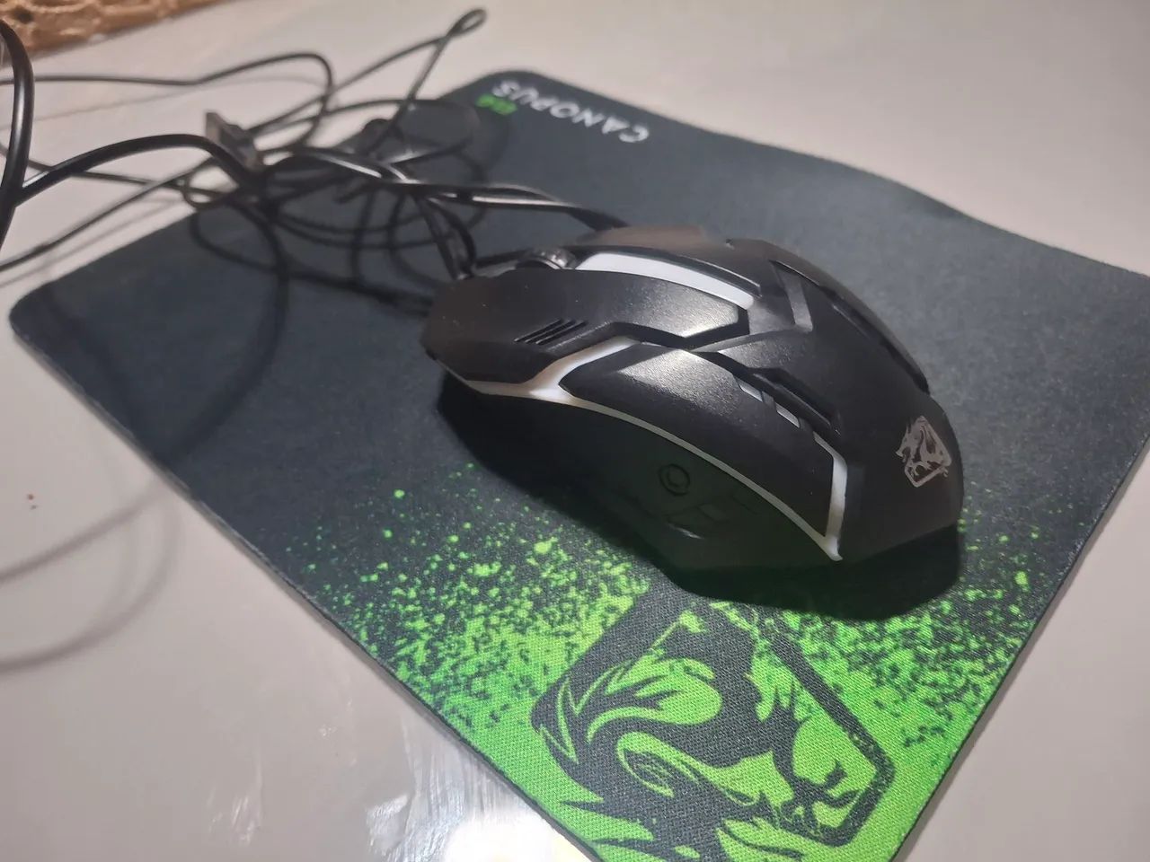 Kit gamer completo - mouse, teclado, fone e mousepad - Foto 3