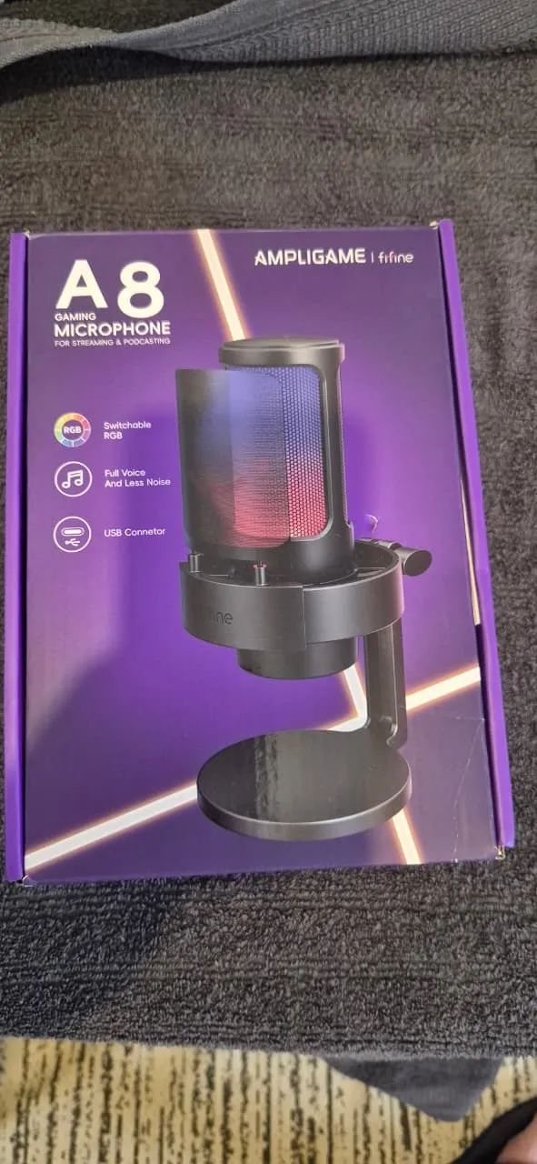 Microfone Fifine Ampligame A8 - Preto