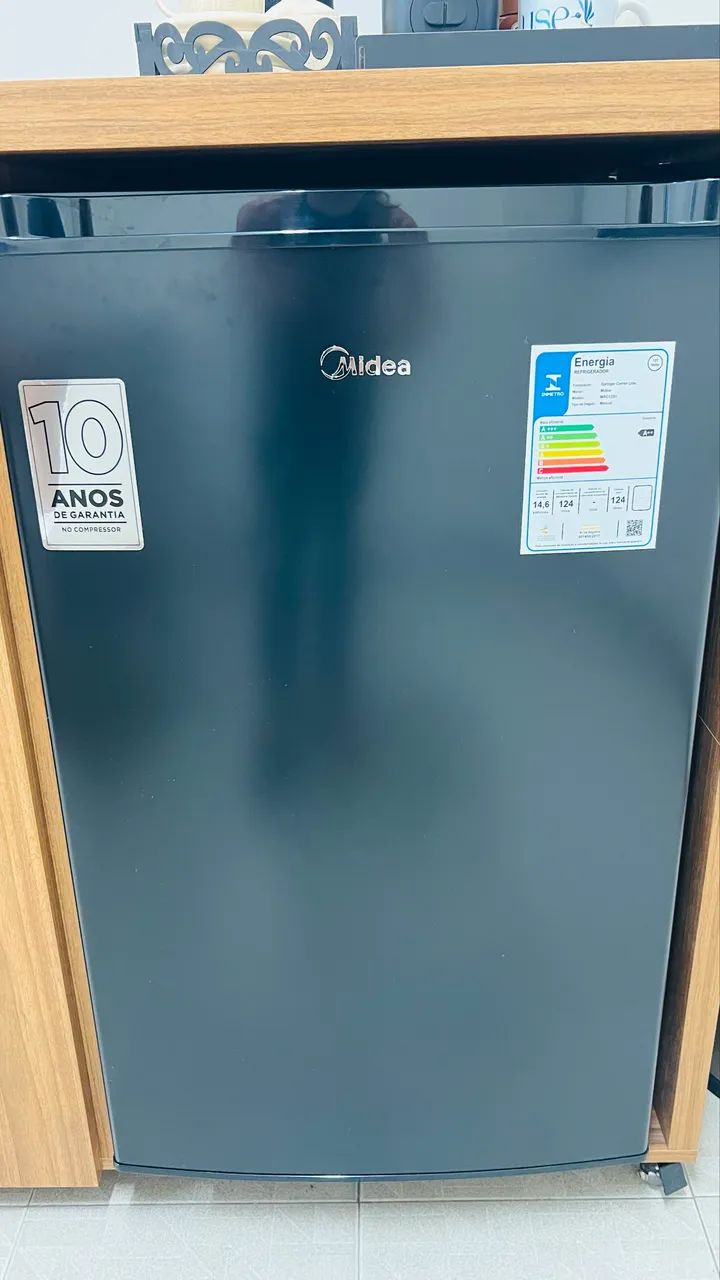 Frigobar Midea Compact 124 Litros Black 