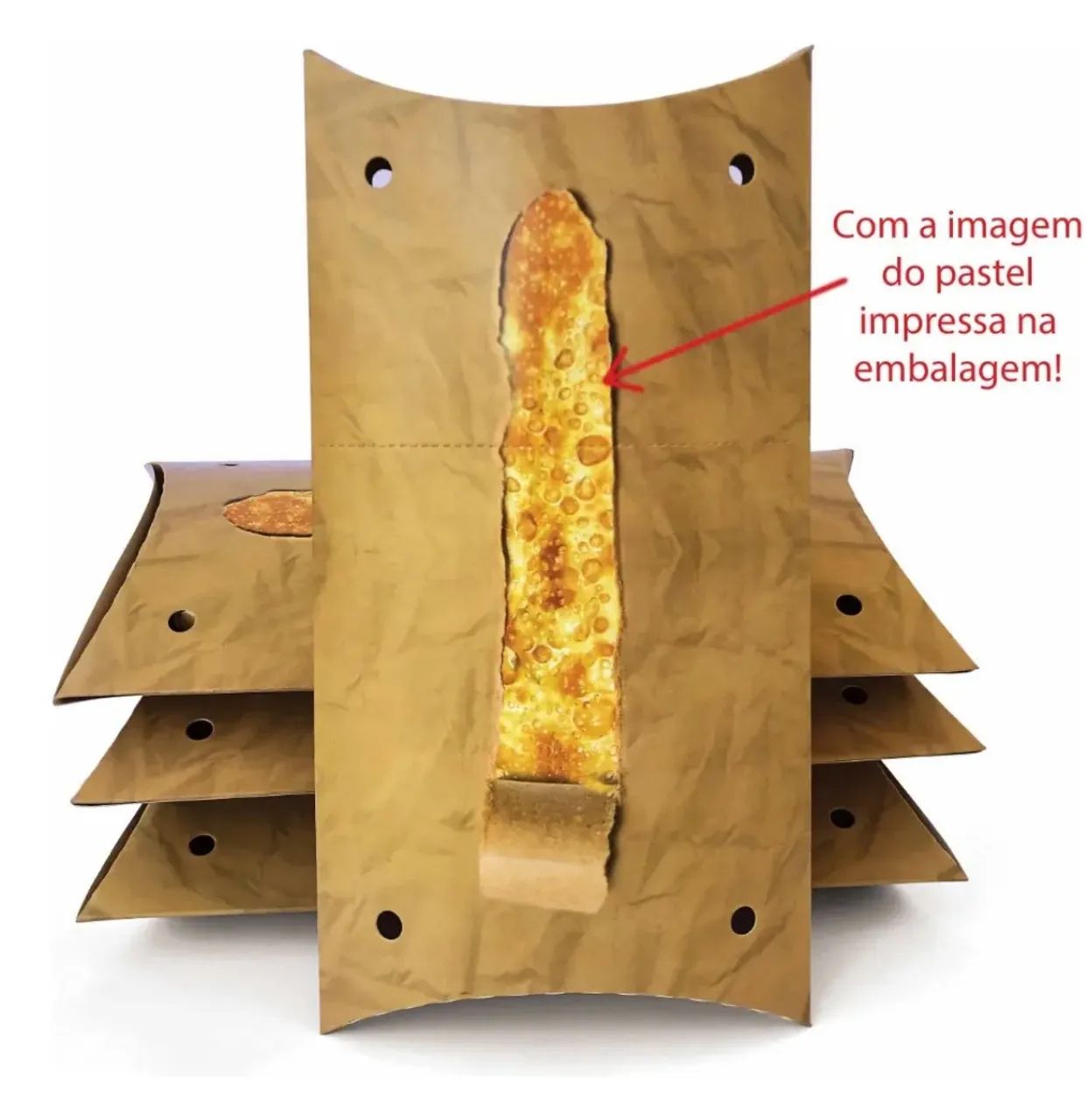 Kit 300 embalagens para pastel - Foto 4