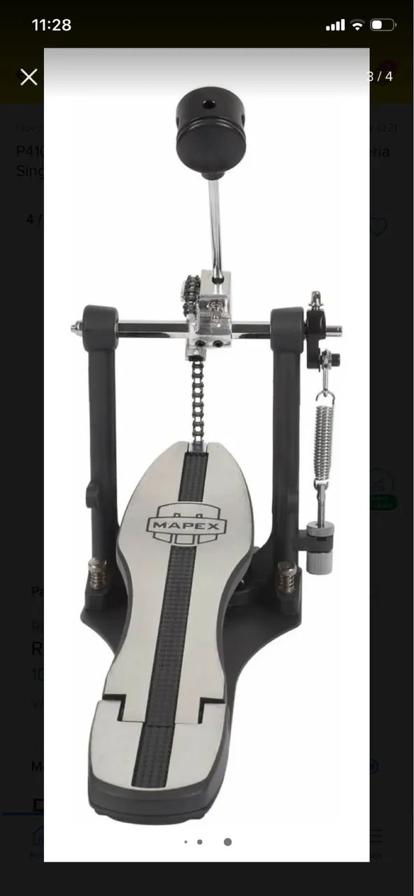 Pedal de bumbo Mapex P410 - Foto 3