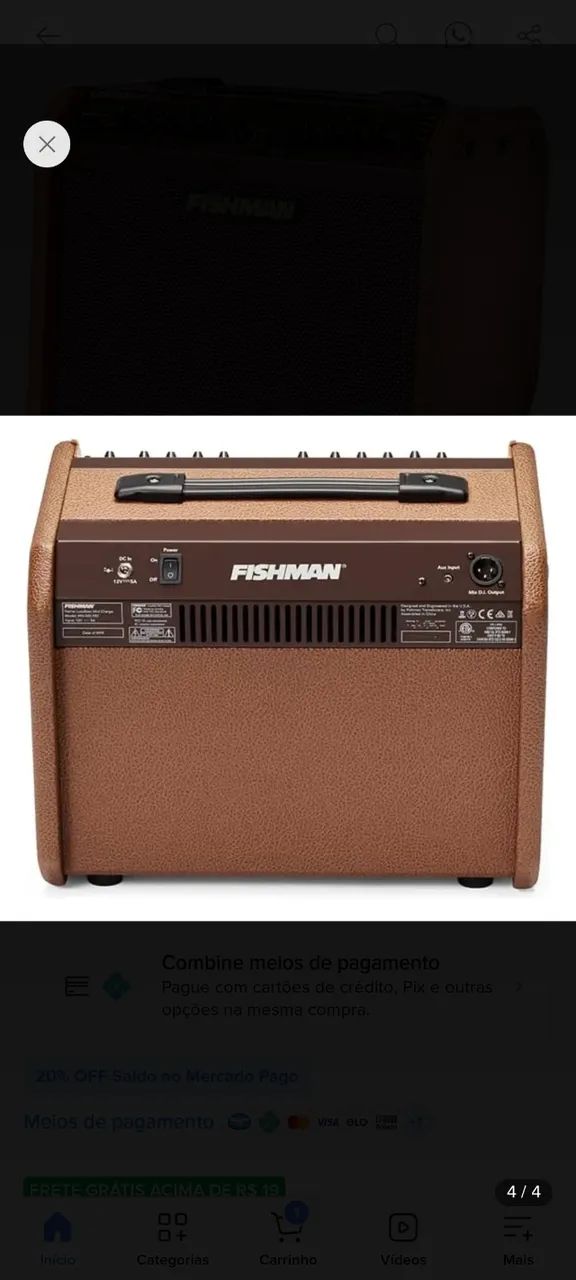Amplificador FISHMAN PRO-500 - Foto 3