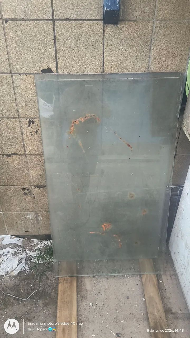 3 Pc de vidro pra centro 118x70