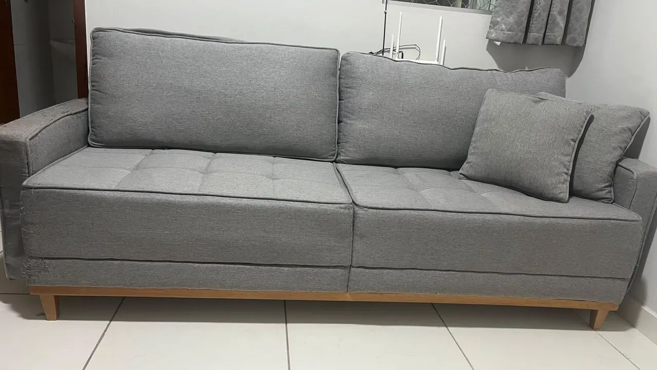VENDO SOFÁ 4 LUGARES - Foto 2