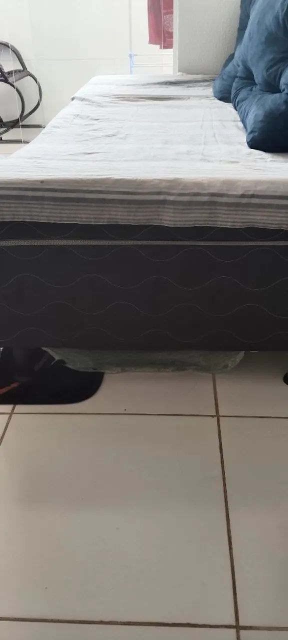 Vendo ou troco Cama box solteiro  - Foto 2