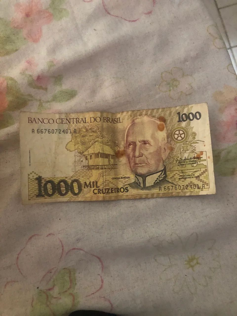 Cédula de 1000 Mil cruzeiros - Foto 2