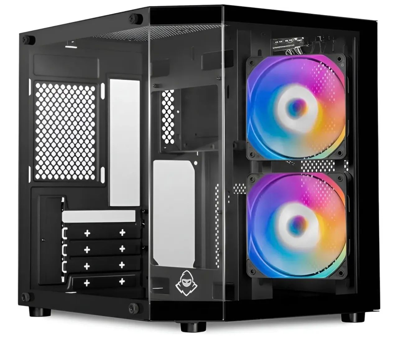 Gabinete Gamer Mancer Cv700m, Lateral De Vidro, Com 2 Fans - Foto 3