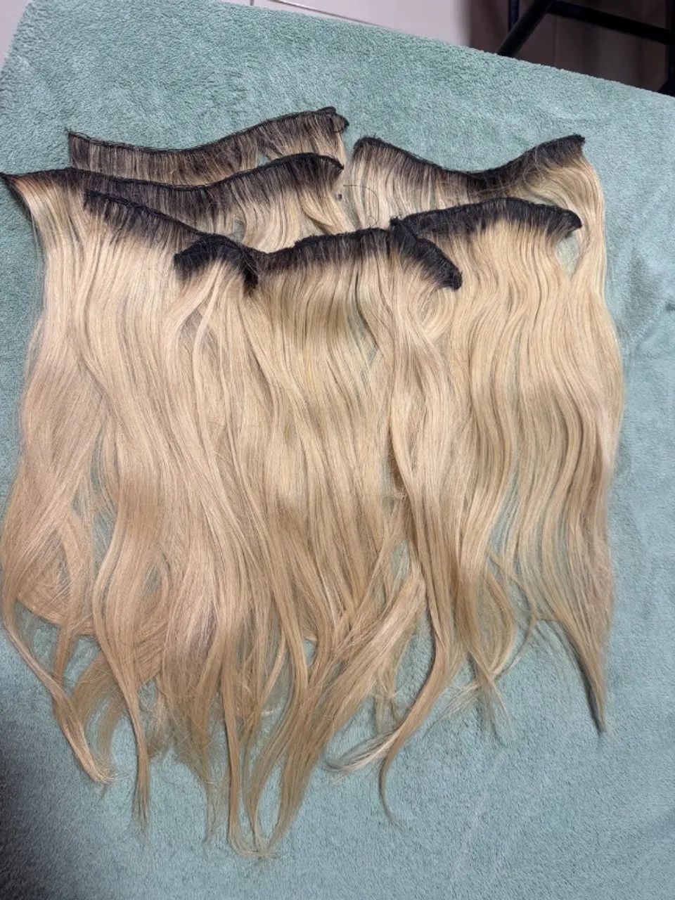 Mega hair humano loiro brasileiro 