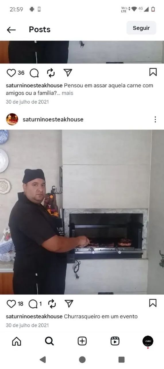 Churrasqueiro/cozinheiro 