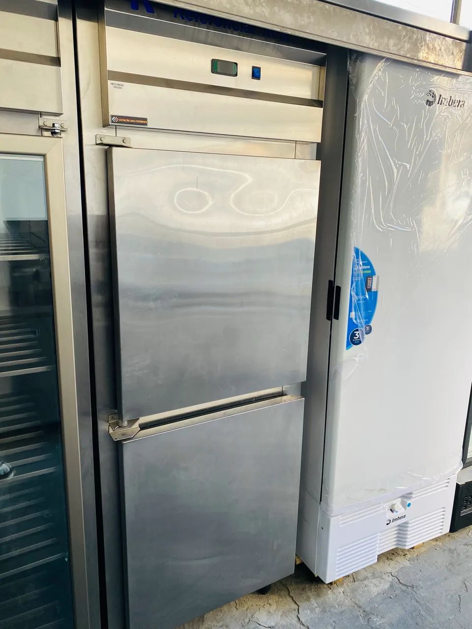 Freezer inox vertical 02 portas Referencial Inox  - Foto 3
