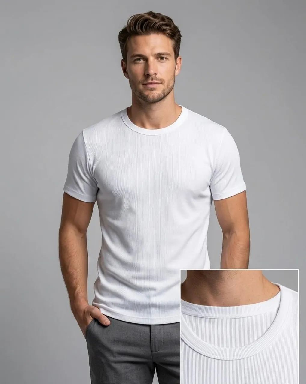Camiseta canelada Zara  - Foto 4