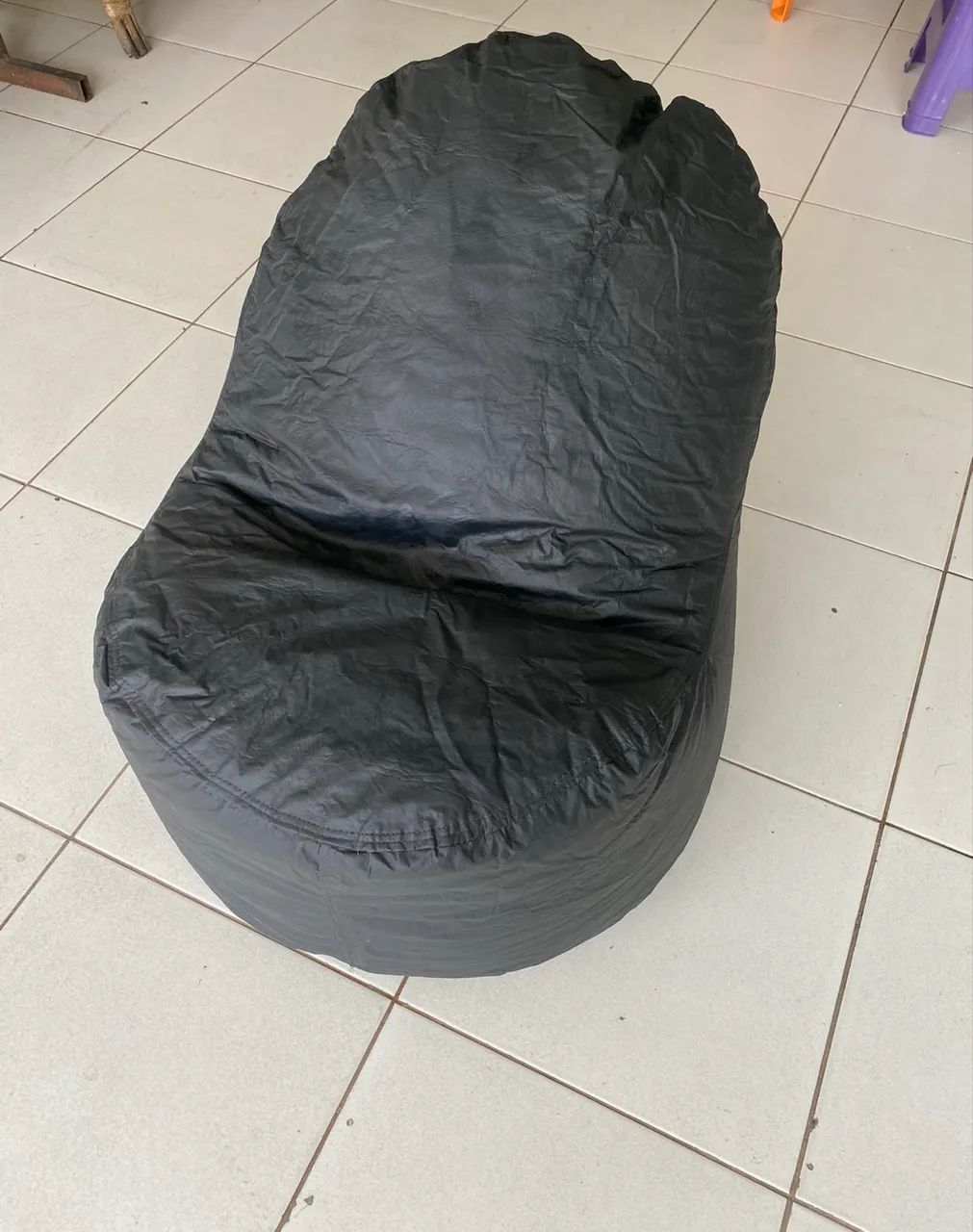 Puff Poltroninha Preta - Foto 2