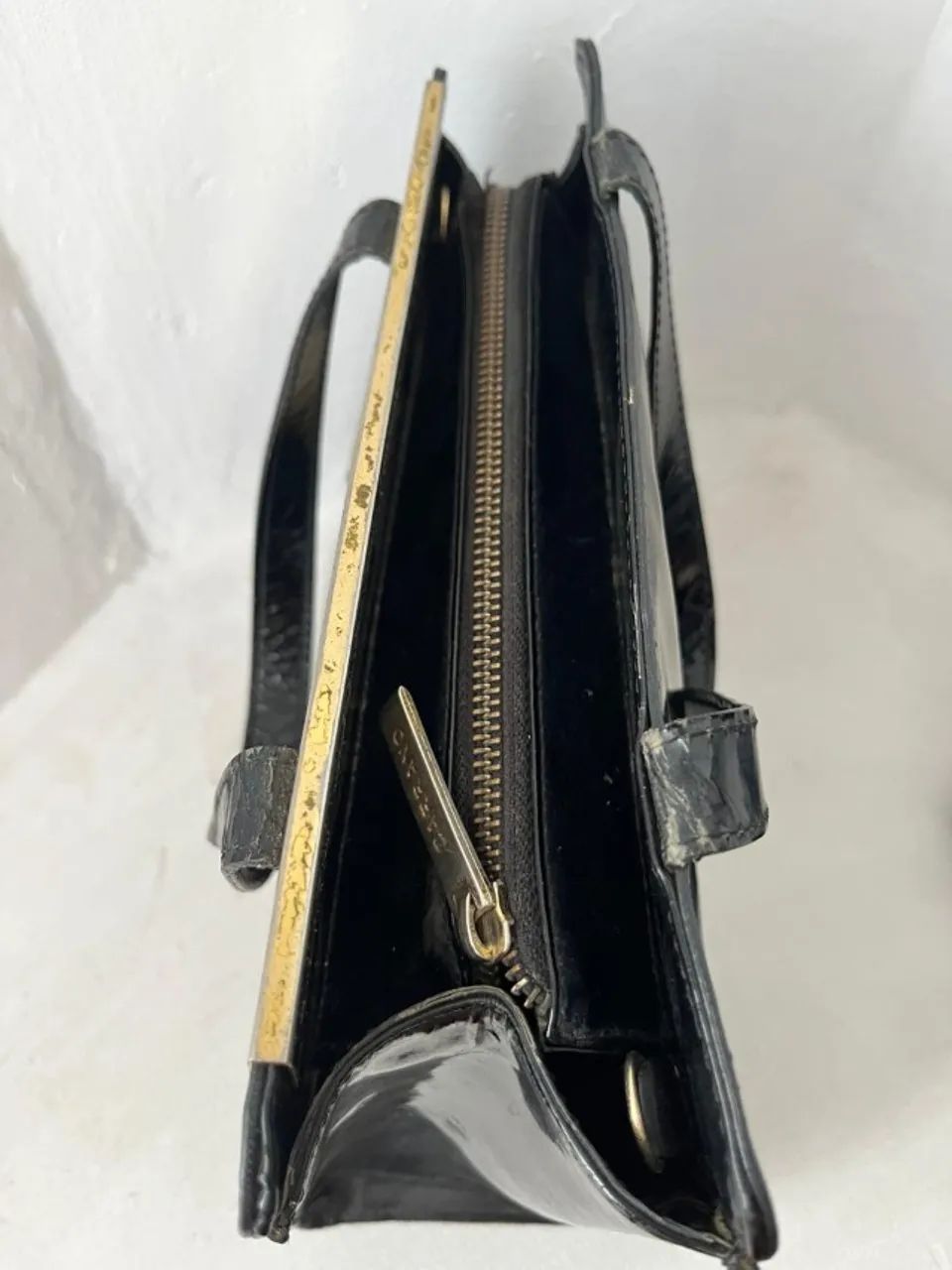 Bolsa Tote Verniz Preta, Carrano  - Foto 3
