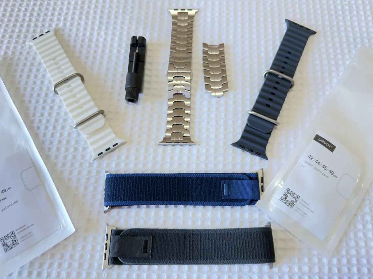 Kit com 5 Lindas Pulseiras para Apple Watch