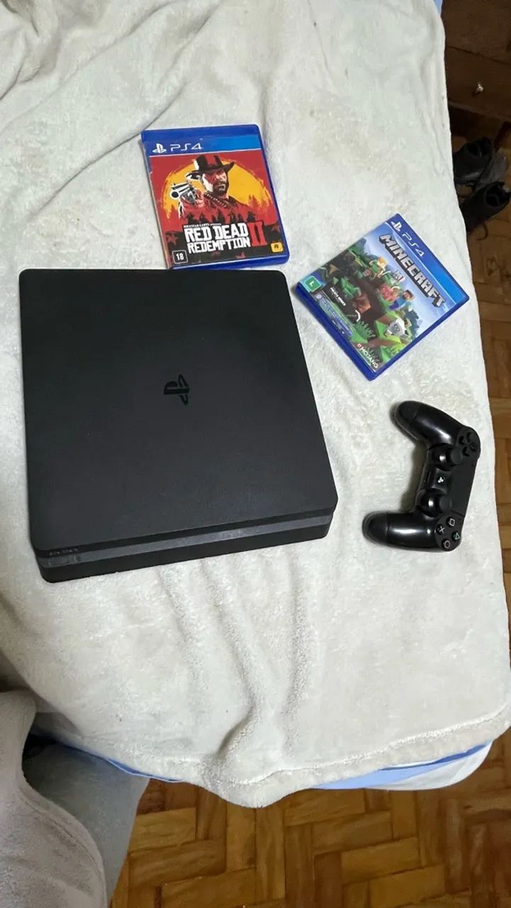 PS4 1TB COM JOGOS ZERO!!