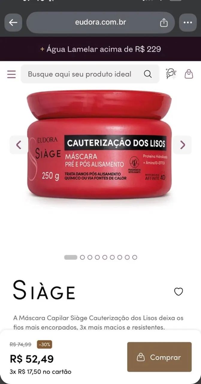 Creme hidratação eudora - Foto 2