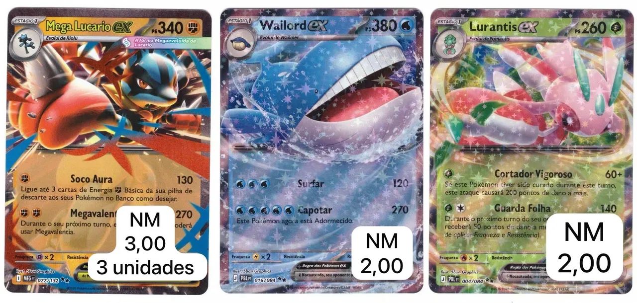 Cartas Pokémon Todas NM - Foto 2