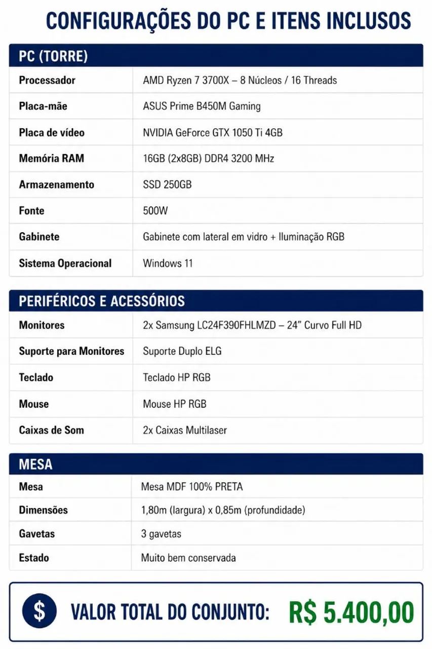 Computador completo  - Foto 2