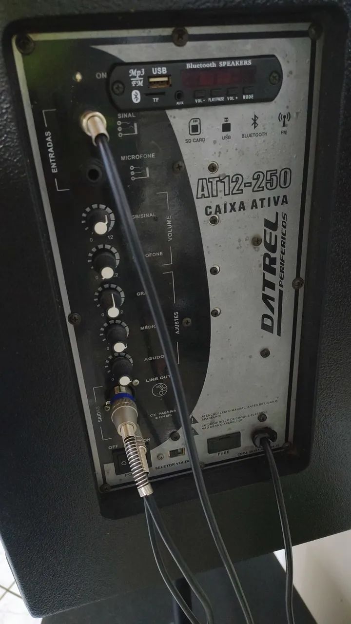 Par de Caixas DATREL 12" ativa +passiva - Foto 5