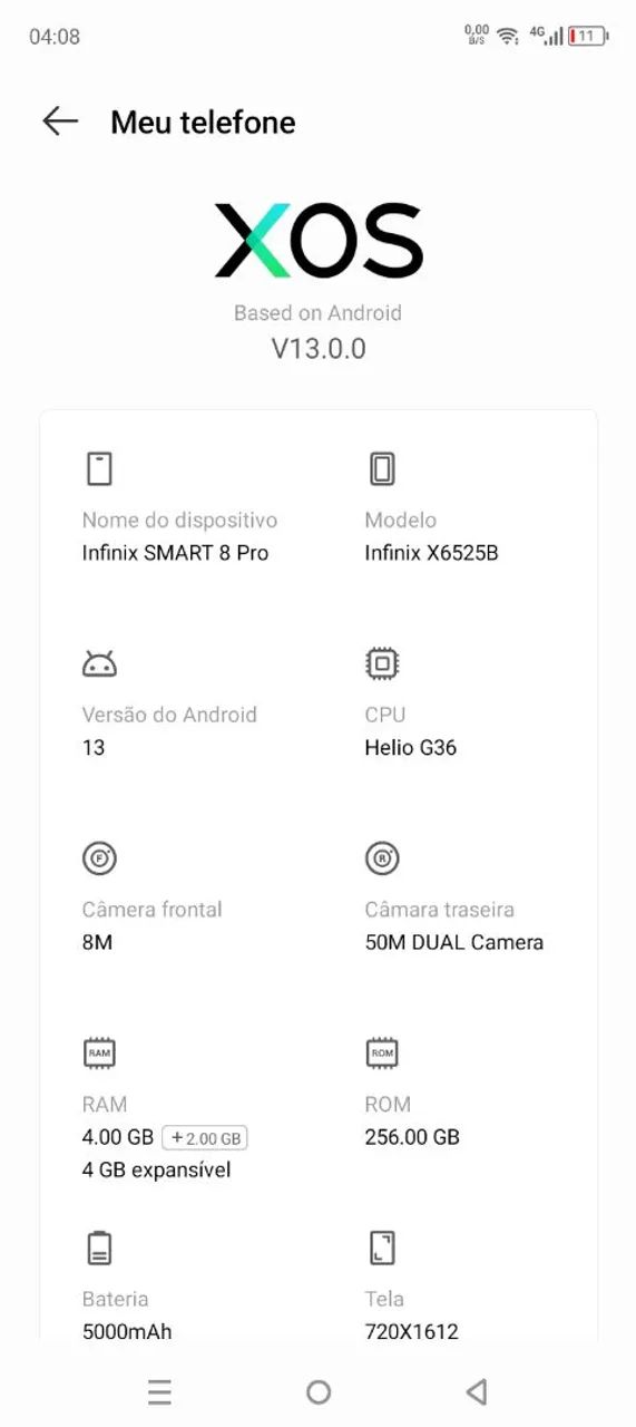 Smartphone infinix smart 8 pro - Foto 3