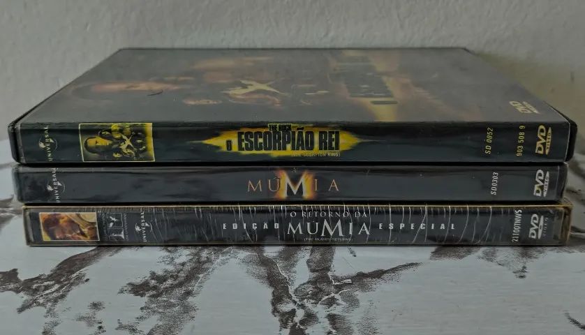 Lote de Dvds A Múmia : A Múmia + O Retorno da Múmia lacrados + O Escorpião Rei - Foto 2