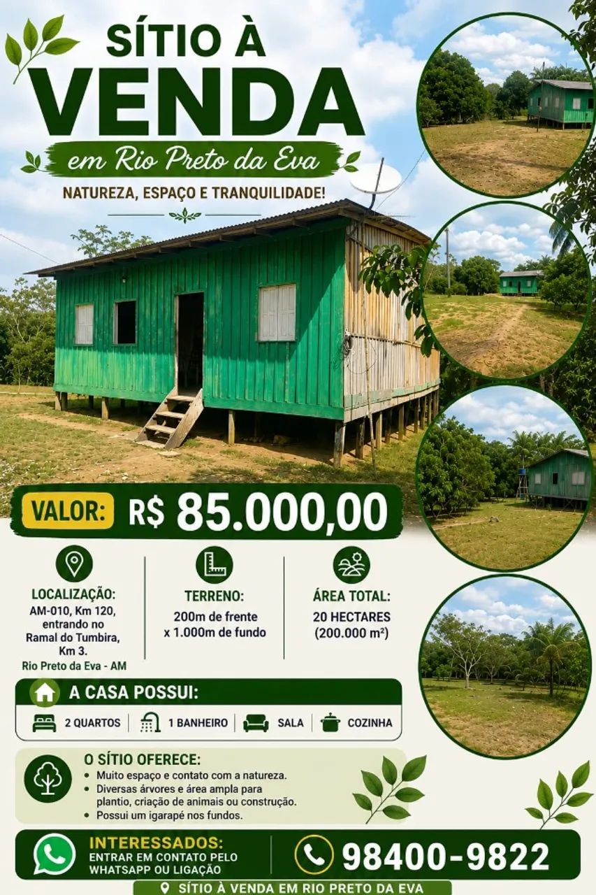 SITIO - RIO PRETO DA EVA