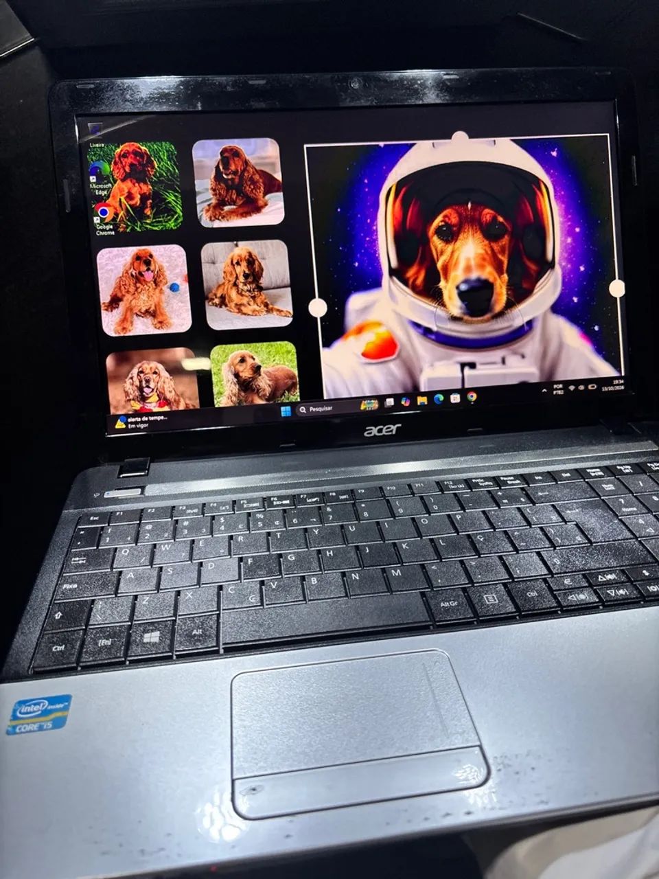 Notebook Acer intel i5 SSD pra Vender Hoje - Foto 4