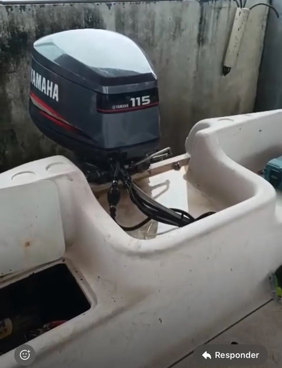 Motor Yamaha 115hp 2 tempos - V4