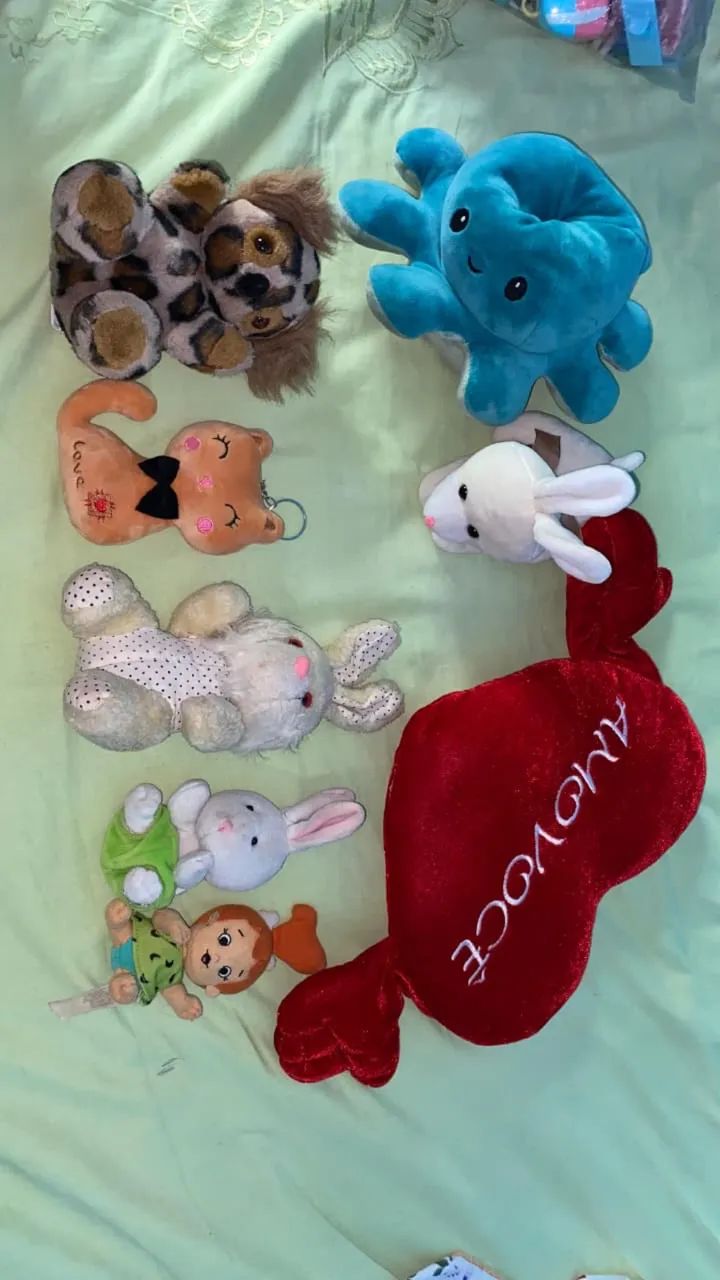 Lote de pelúcias diversas 