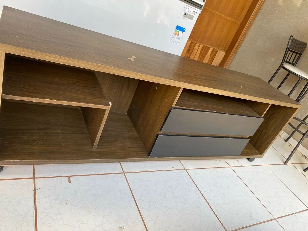RACK MARROM MDF - Foto 3