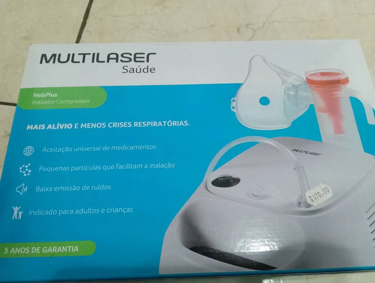 Inalador compressor Multilaser  - Foto 2